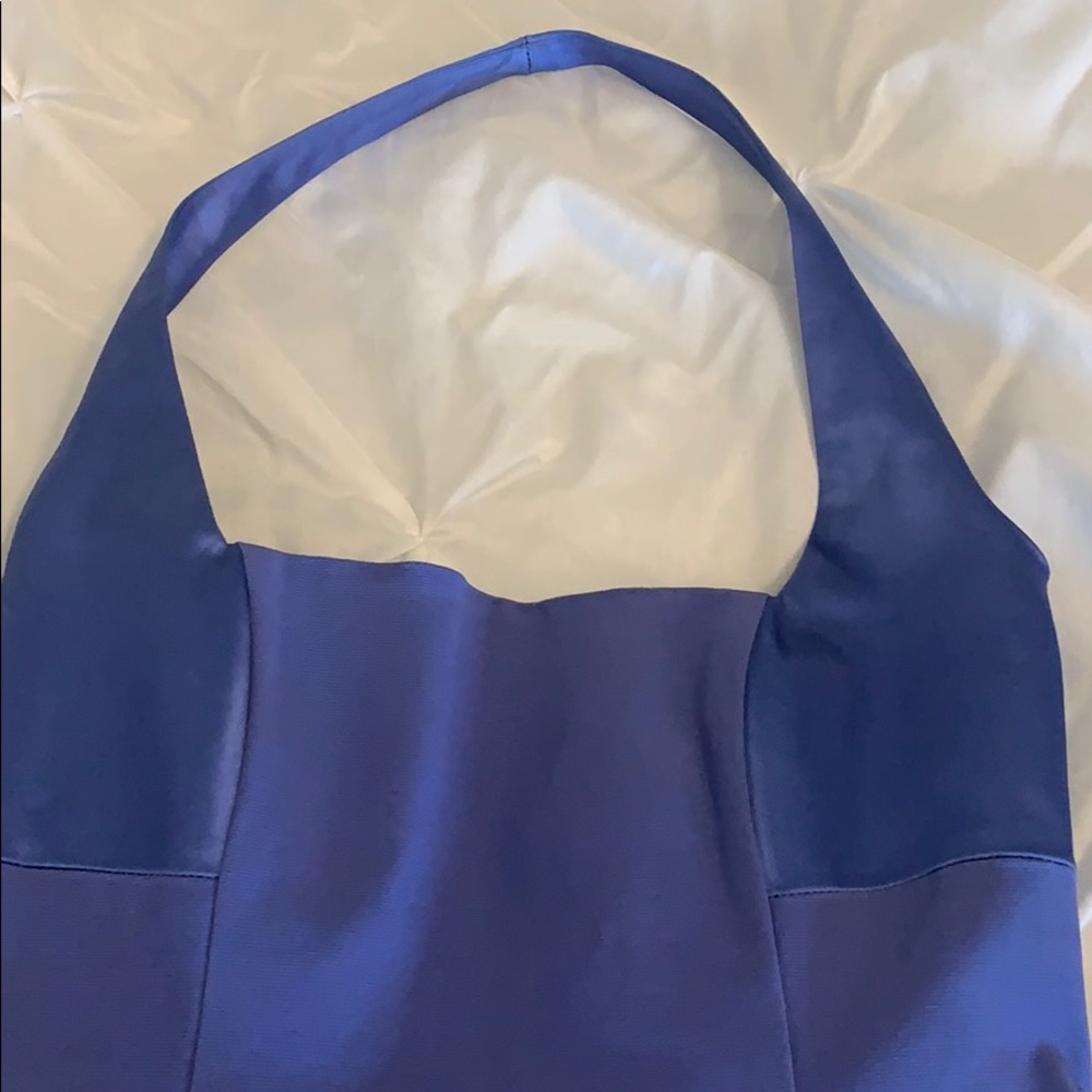 Periwinkle blue cache dress - Picture 2 of 4